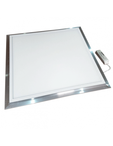 Botola d'ispezione per cartongesso in alluminio con sportello in appoggio con plafoniera a led