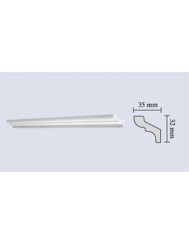 Cornice in polistirolo estruso F35