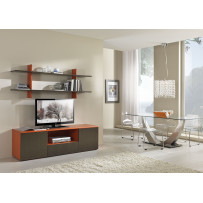 Parete "Stile" con base e mensola