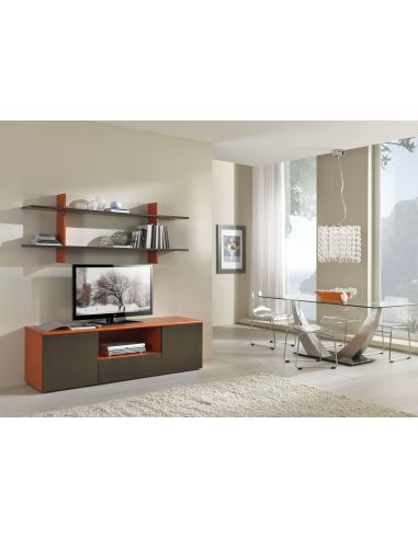 Parete "Stile" con base e mensola
