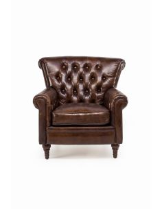 Poltrona Lord in Cuoio - eSAEM.it