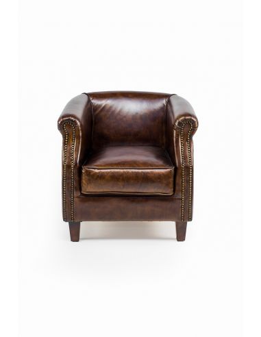 Poltrona Scotts in Cuoio - eSAEM.it
