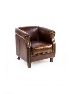 Poltrona Scotts in Cuoio - eSAEM.it