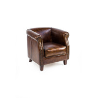 Poltrona Scotts in Cuoio - eSAEM.it