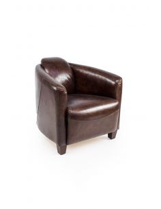 Poltrona Kent in Cuoio Vintage - eSAEM.it