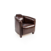 Poltrona Kent in Cuoio Vintage - eSAEM.it