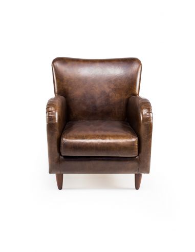 Poltrona Liverpool in Cuoio Vintage - eSAEM.it