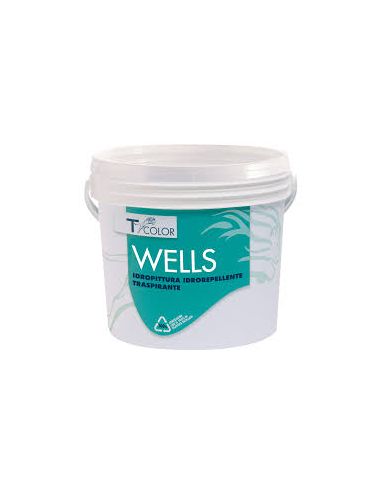 Vendita idropittura Wells TColor traspirante idrorepellente - eSAEM.it
