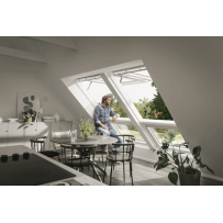 Finestra per tetti a vasistas elettrica due motori a catena apertura fino a 45° Velux su eSAEM.it