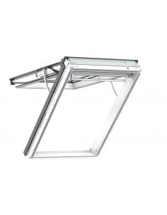 Vendita online finestre per tetti Velux, GPU doppia apertura bilico vasistas INTEGRA elettrica in promozione
