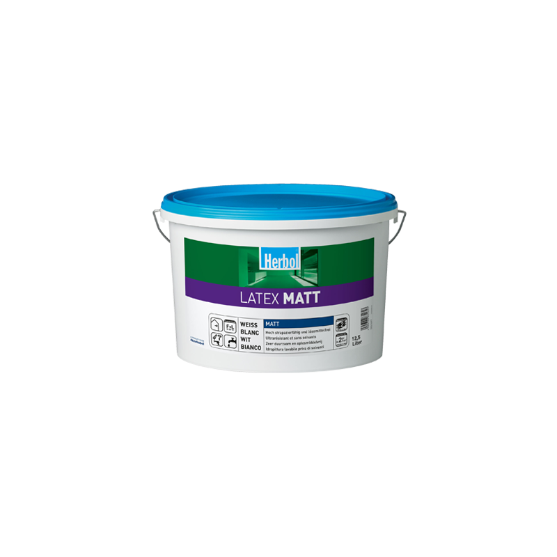 Vendita vernice lavabile Latex Matt Herbol per interni - eSAEM.it