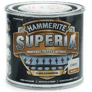 HAMMERITE SUPERIA METALLIZATO ORO vendita online consegna Italia ed Europa prezzi bassi