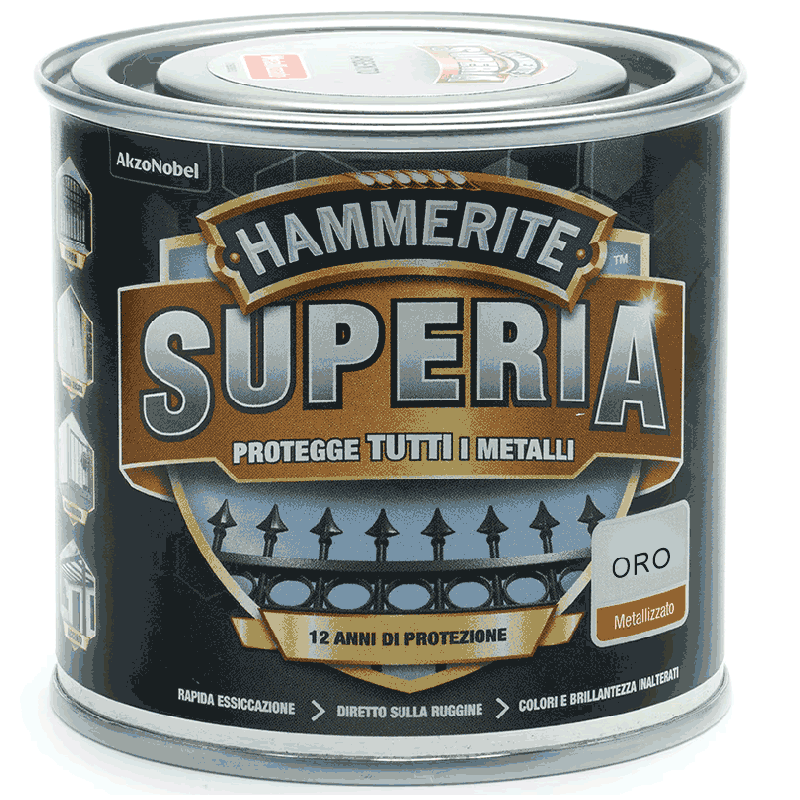 HAMMERITE SUPERIA METALLIZATO ORO vendita online consegna Italia ed Europa prezzi bassi