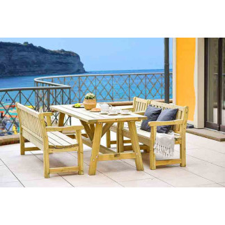 TAVOLO CON PANCHE ERCOLE su eSAEM.it