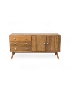 Buffet 2 ante 3 cassettoni con piedi in legno - eSAEM.it