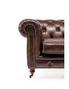 Poltrona Chester in Cuoio - eSAEM.it