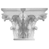 CAPITELLO COLONNA GESSO BIANCO C 1320