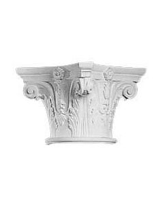 CAPITELLO COLONNA GESSO BIANCO C 1607