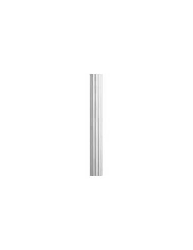 1/2 FUSTO RIGATO GESSO BIANCO FR 1608