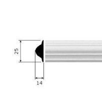CORNICE GESSO BIANCA (CF.15 MT) C 02501