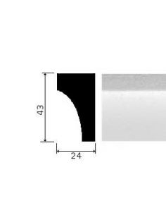 CORNICE GESSO BIANCA (CF.9 MT) C 04316