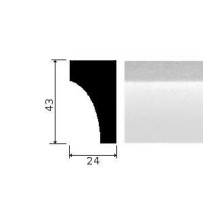 CORNICE GESSO BIANCA (CF.9 MT) C 04316