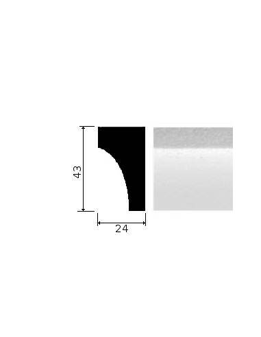 CORNICE GESSO BIANCA (CF.9 MT) C 04316