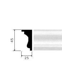 CORNICE GESSO BIANCA (CF.9 MT) C 04529