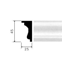 CORNICE GESSO BIANCA (CF.9 MT) C 04529