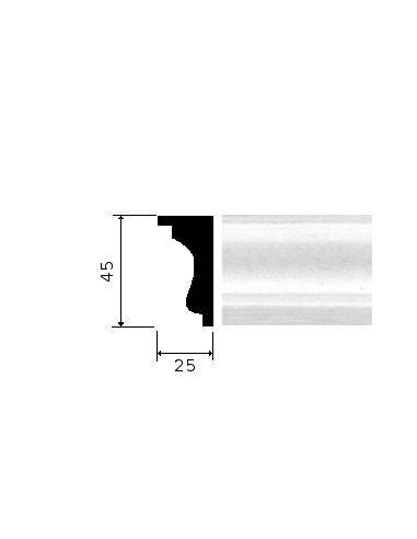 CORNICE GESSO BIANCA (CF.9 MT) C 04529