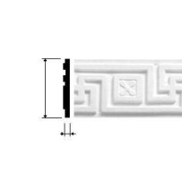 CORNICE GESSO BIANCA (CF.9 MT) C 05022