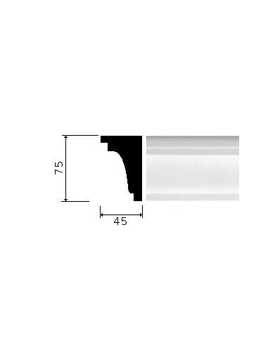 CORNICE GESSO BIANCA (CF.6 MT) C 07530