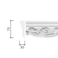 CORNICE GESSO BIANCA (CF.9 MT) C 07551