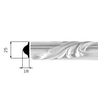 CORNICE GESSO BIANCA (CF.15 MT) C 02542