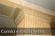 CORNICI E ROSONI IN GESSO