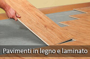 PAVIMENTI IN LAMINATO, LEGNO, PVC E TESSILI